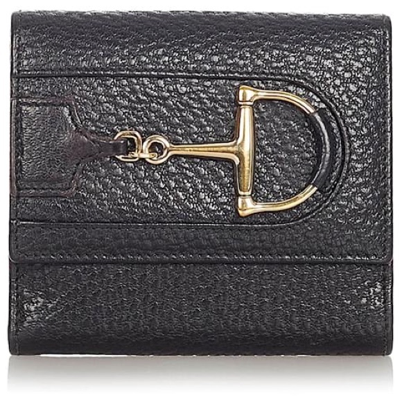 Gucci Black Hasler Leather Small Wallet - Picture 1 of 9
